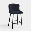 Dundas Velvet Bar Stools [65cm] [Set of 2]-5