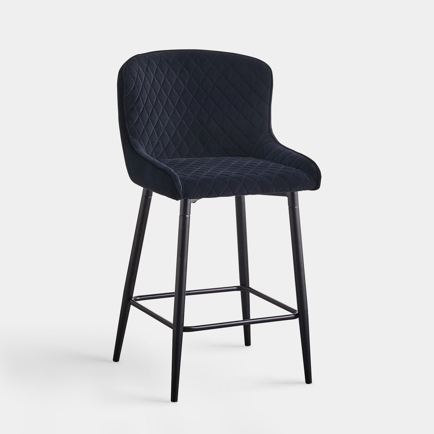 Dundas Velvet Bar Stools [65cm] [Set of 2]-5