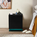 Mario LED Light Bedside Table [3 Drawers]-5
