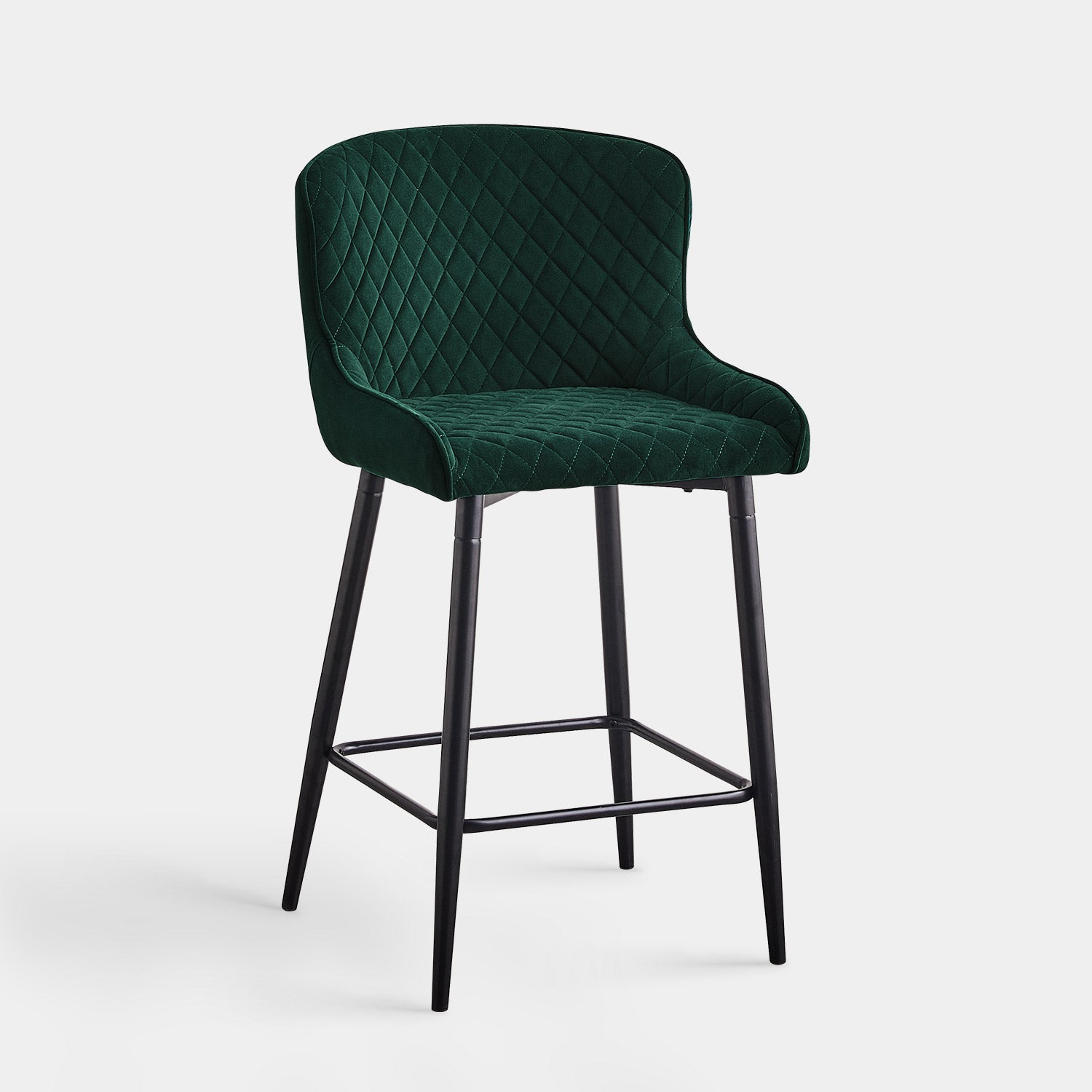 Dundas Velvet Bar Stools [65cm] [Set of 2]-6