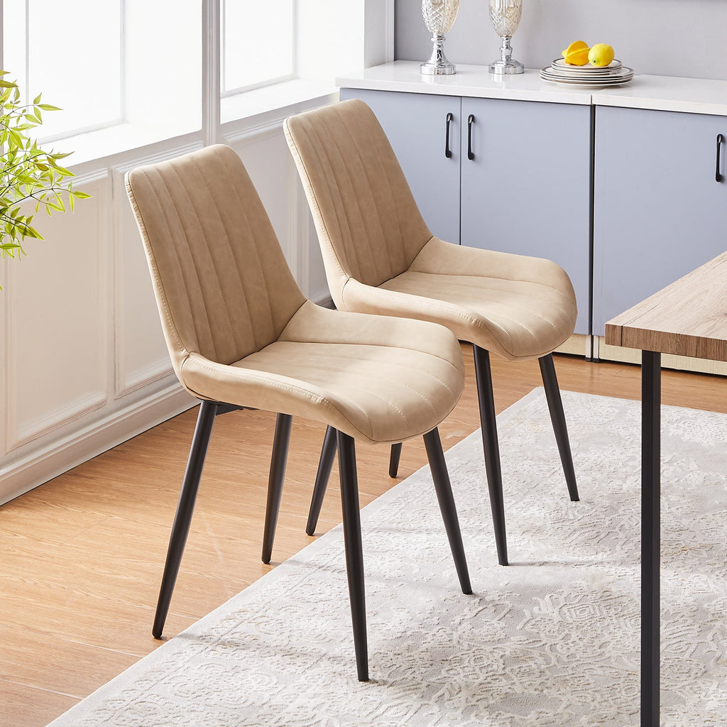Clair Faux Leather Dining Chairs-0