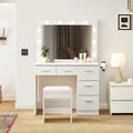 Hollywood Dressing Table Set [with Charging Station]-0