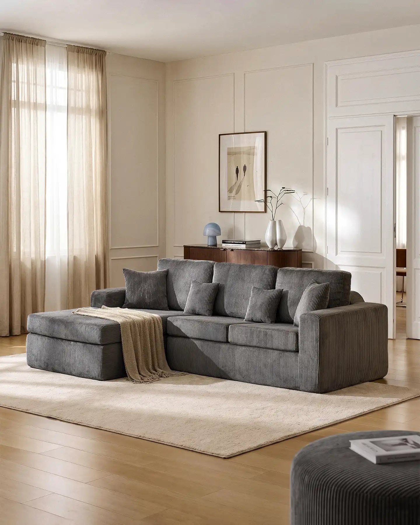 Nodo Vacuum-Packed Modular Corner Sofa-6