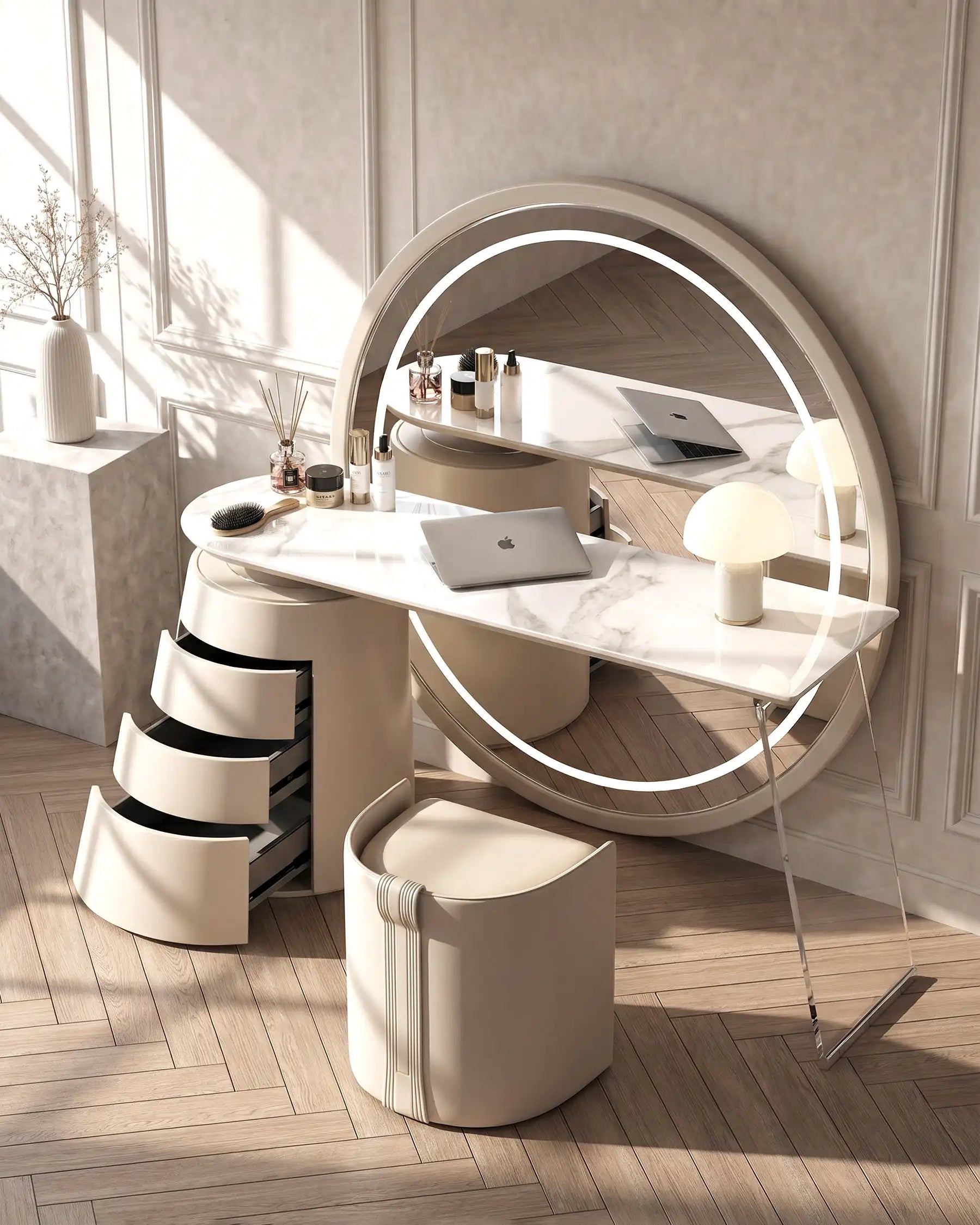 Bellano Dressing Table Set-2