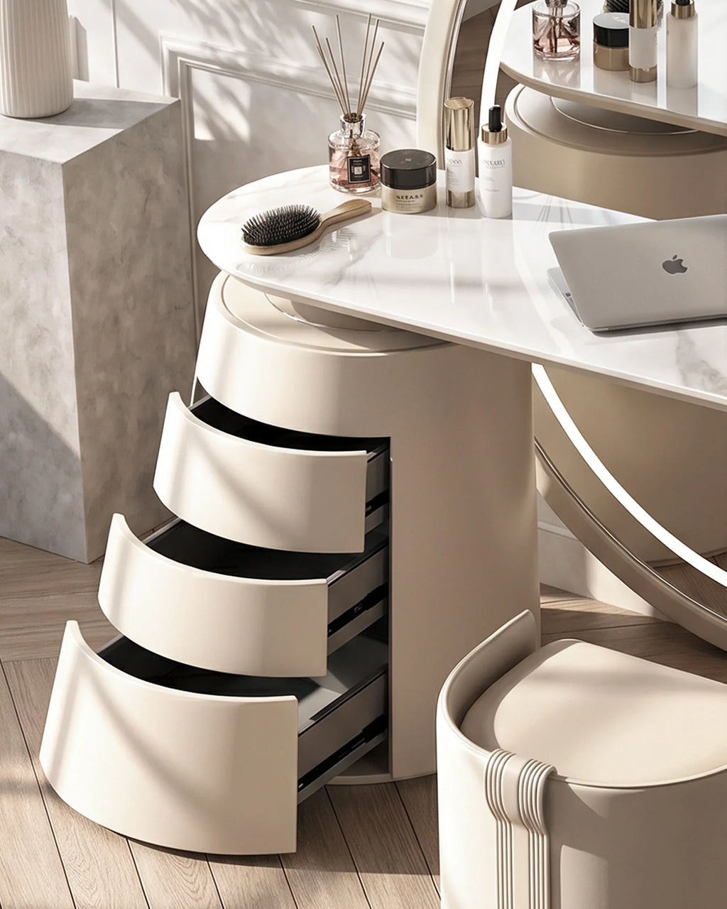 Bellano Dressing Table Set-4