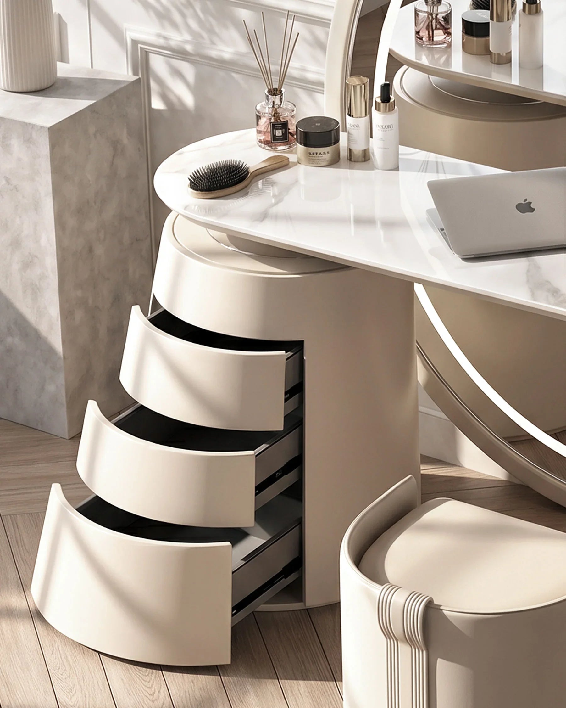 Bellano Dressing Table Set-4