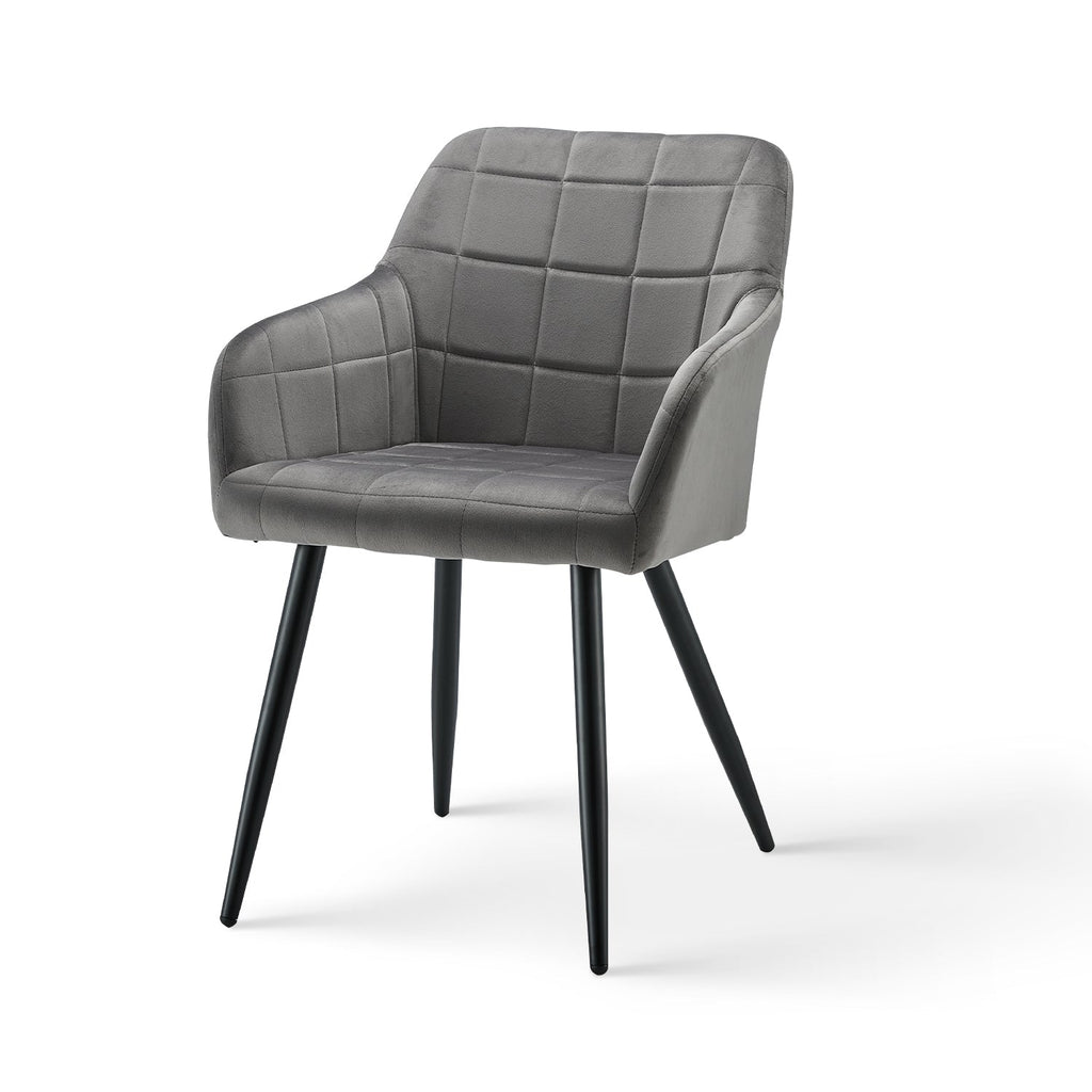 Bloor Velvet Dining Chairs [Set of 2]-4