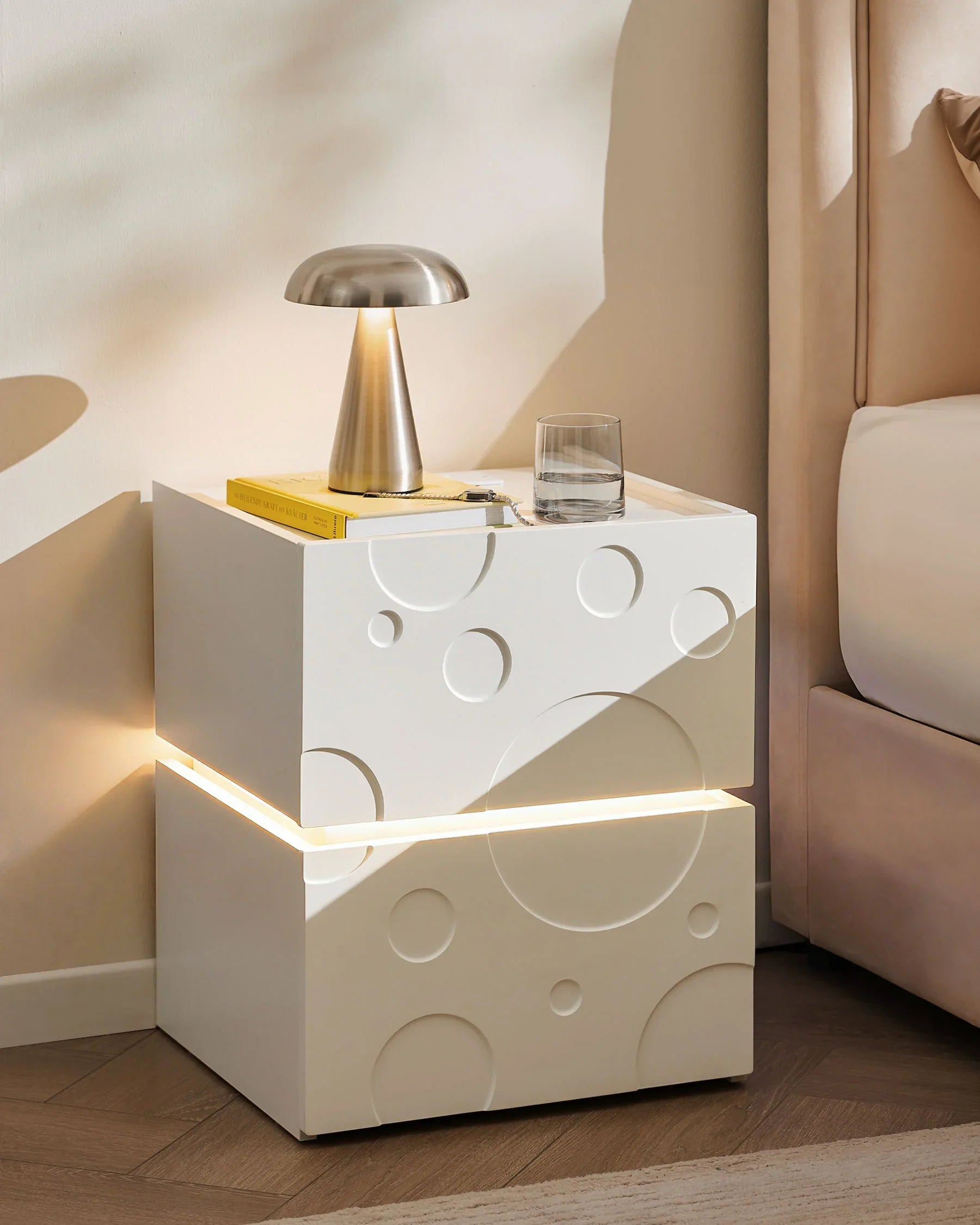 Bubbli LED Bedside Table-1