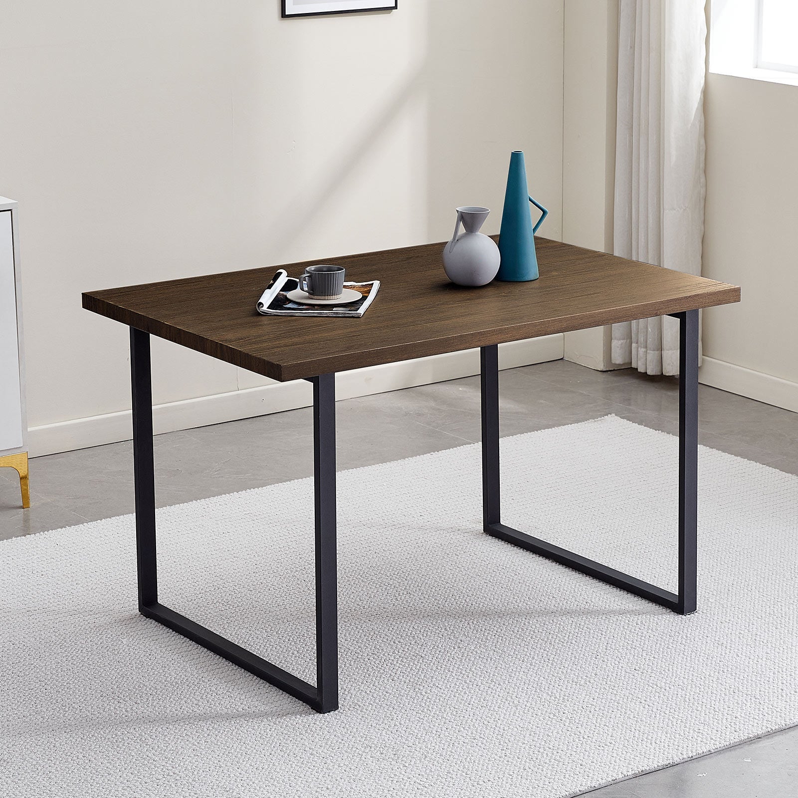 Mattoon Rectangle Dining Table[120cm/140cm]-3