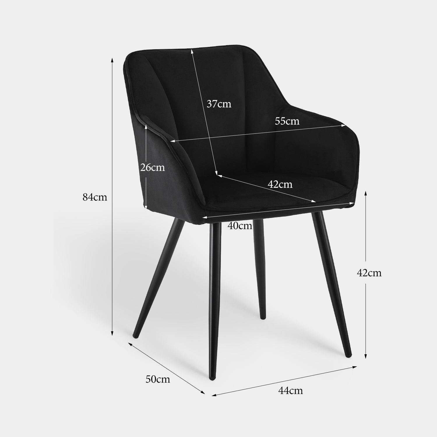 Earven Velvet Dining Chairs [Set of 2]-3