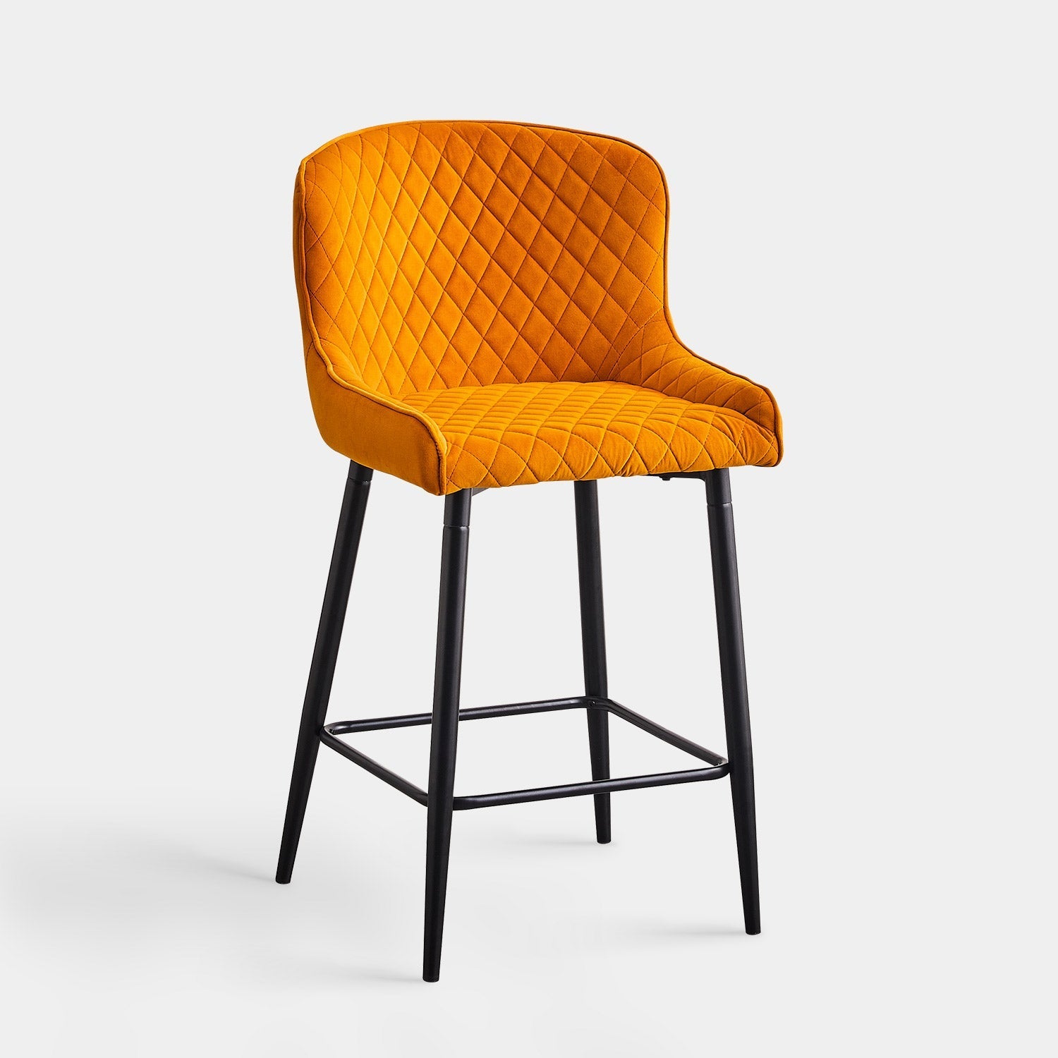 Dundas Velvet Bar Stools [65cm] [Set of 2]-8