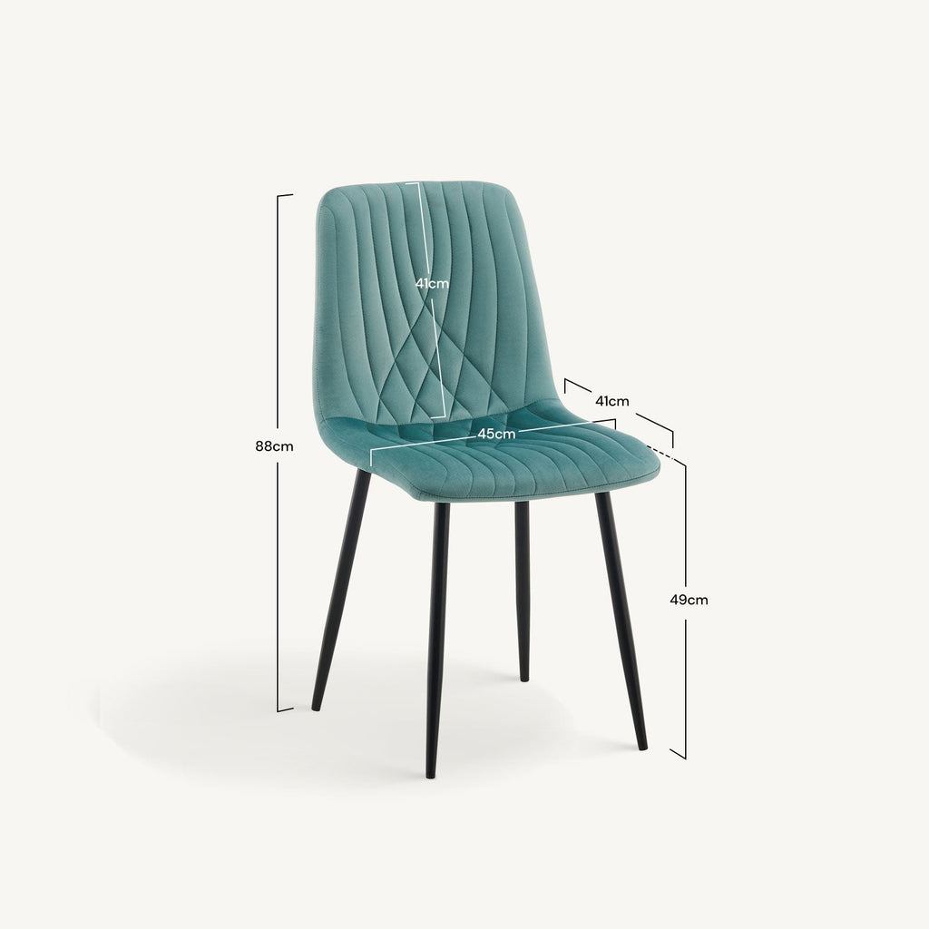 Cardoso Velvet Dining Chair-4