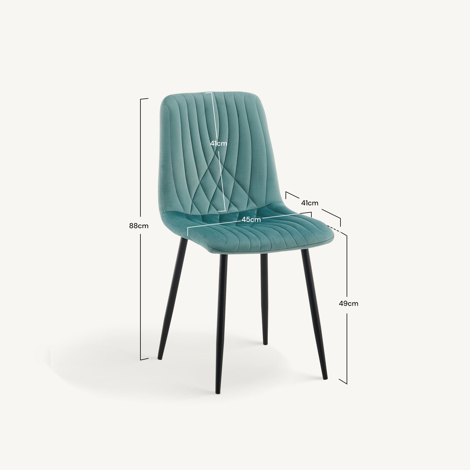 Cardoso Velvet Dining Chair-4
