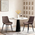 Carl Faux Leather Dining Chairs-5