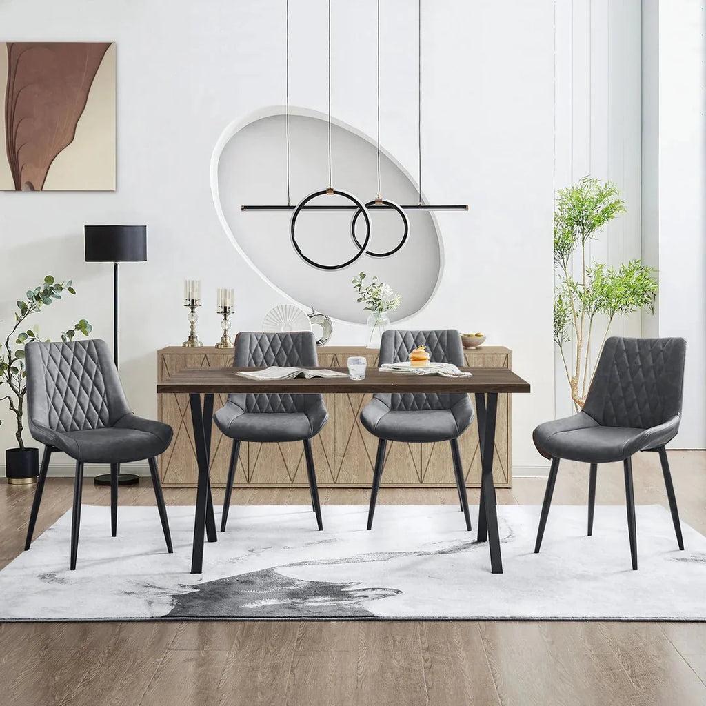 Carl Faux Leather Dining Chairs-3