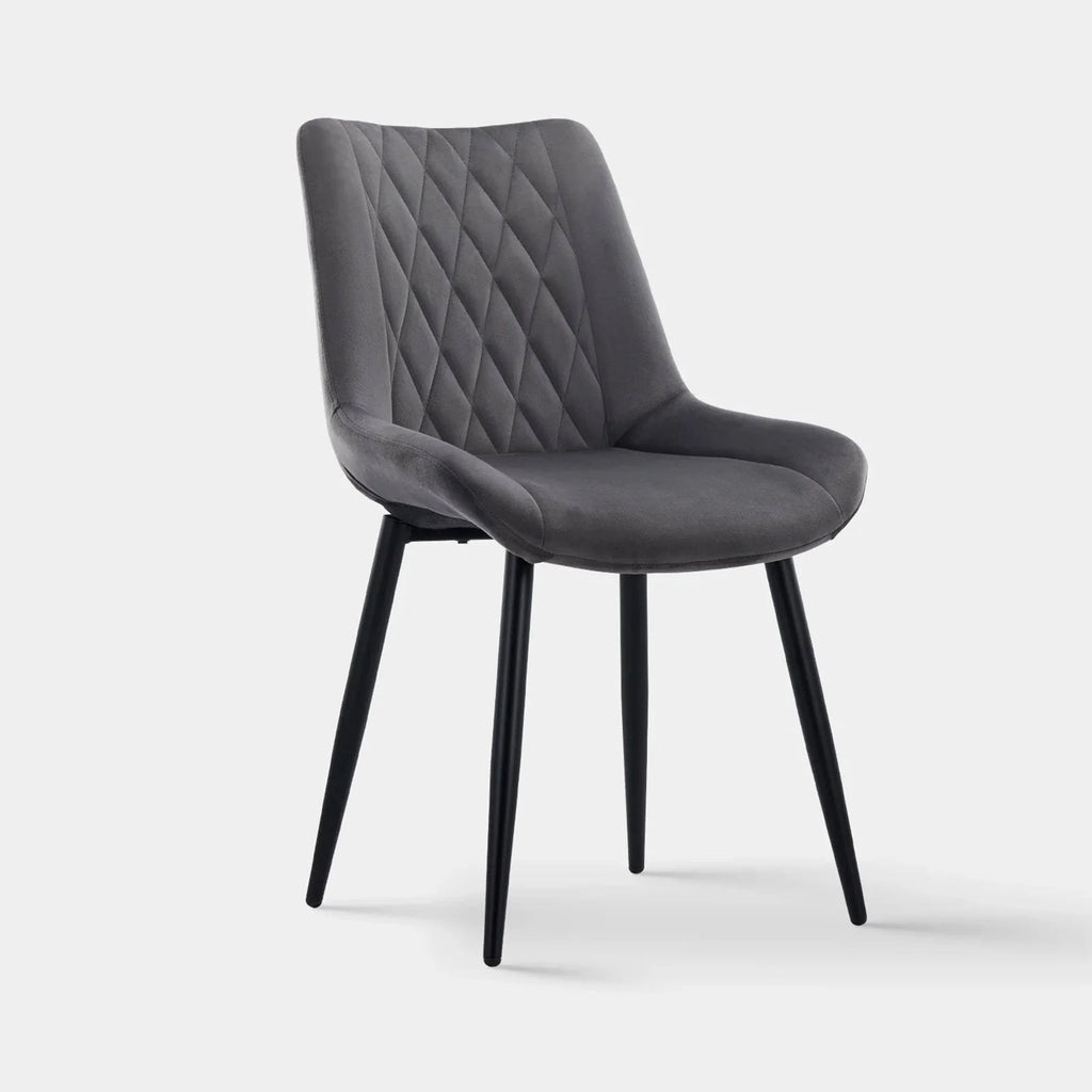 Carl Velvet Dining Chairs [Set of 2]-0
