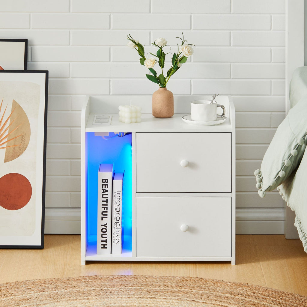 Carrelli Smart Bedside Table [RGB LED Lights]-0