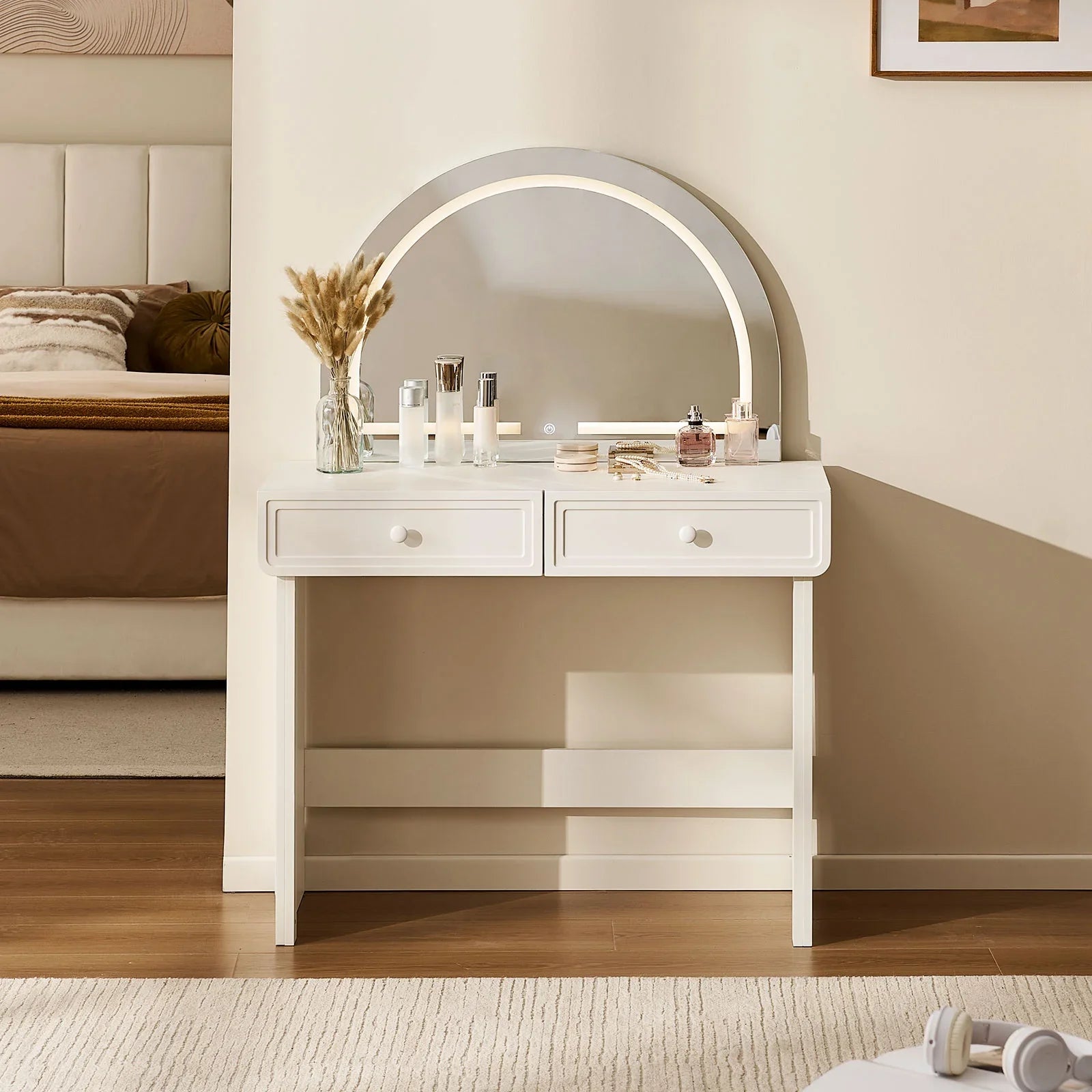 Ceris 2-Drawer Dressing Table-0
