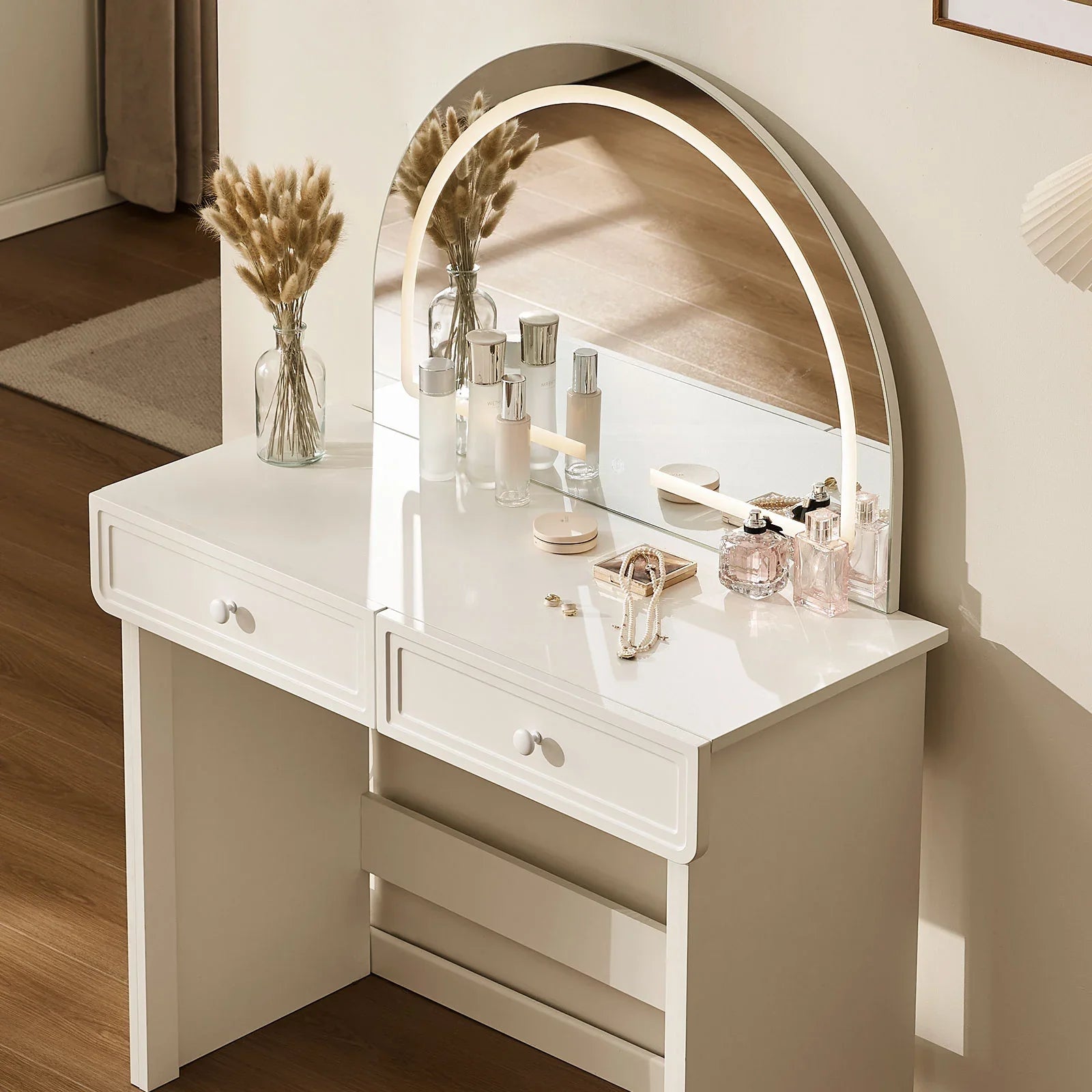Ceris 2-Drawer Dressing Table-1