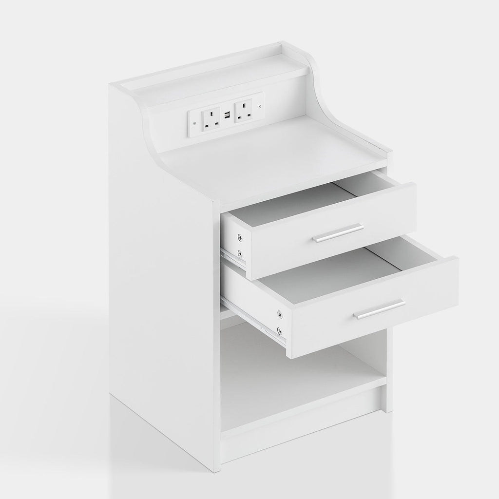 Claria Smart Bedside Table [RGB LED Lights]-1