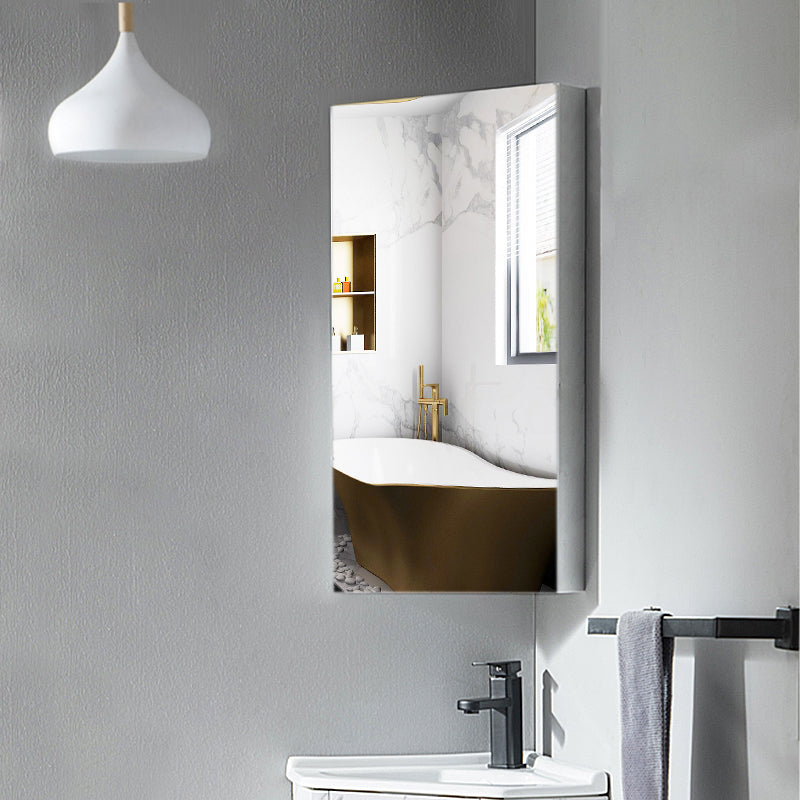 Colin Corner Mirror Cabinet [1 Door 1 Shelf]-2