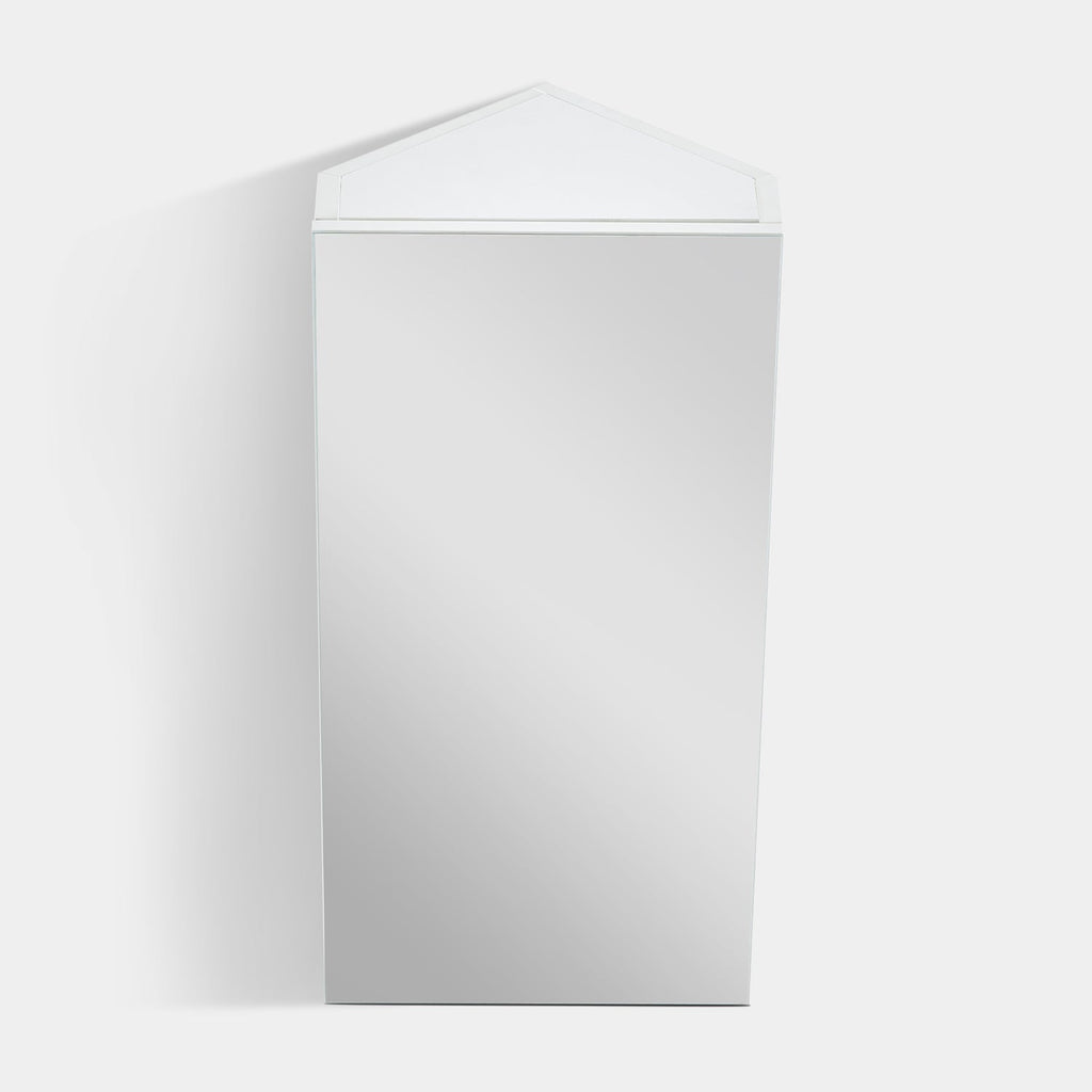 Colin Corner Mirror Cabinet [1 Door 1 Shelf]-4