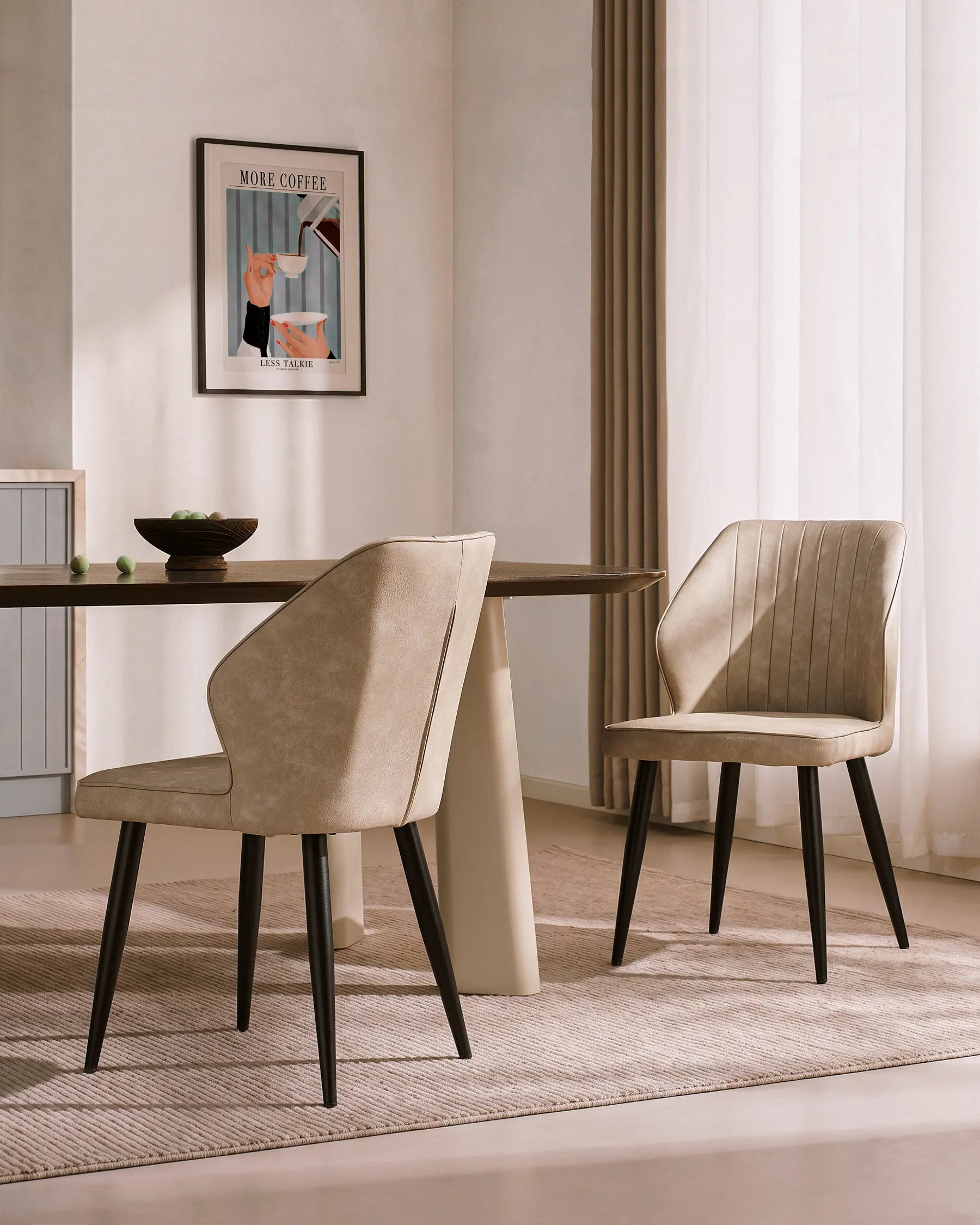 Danforth Faux Leather Dining Chairs [Set of 6]