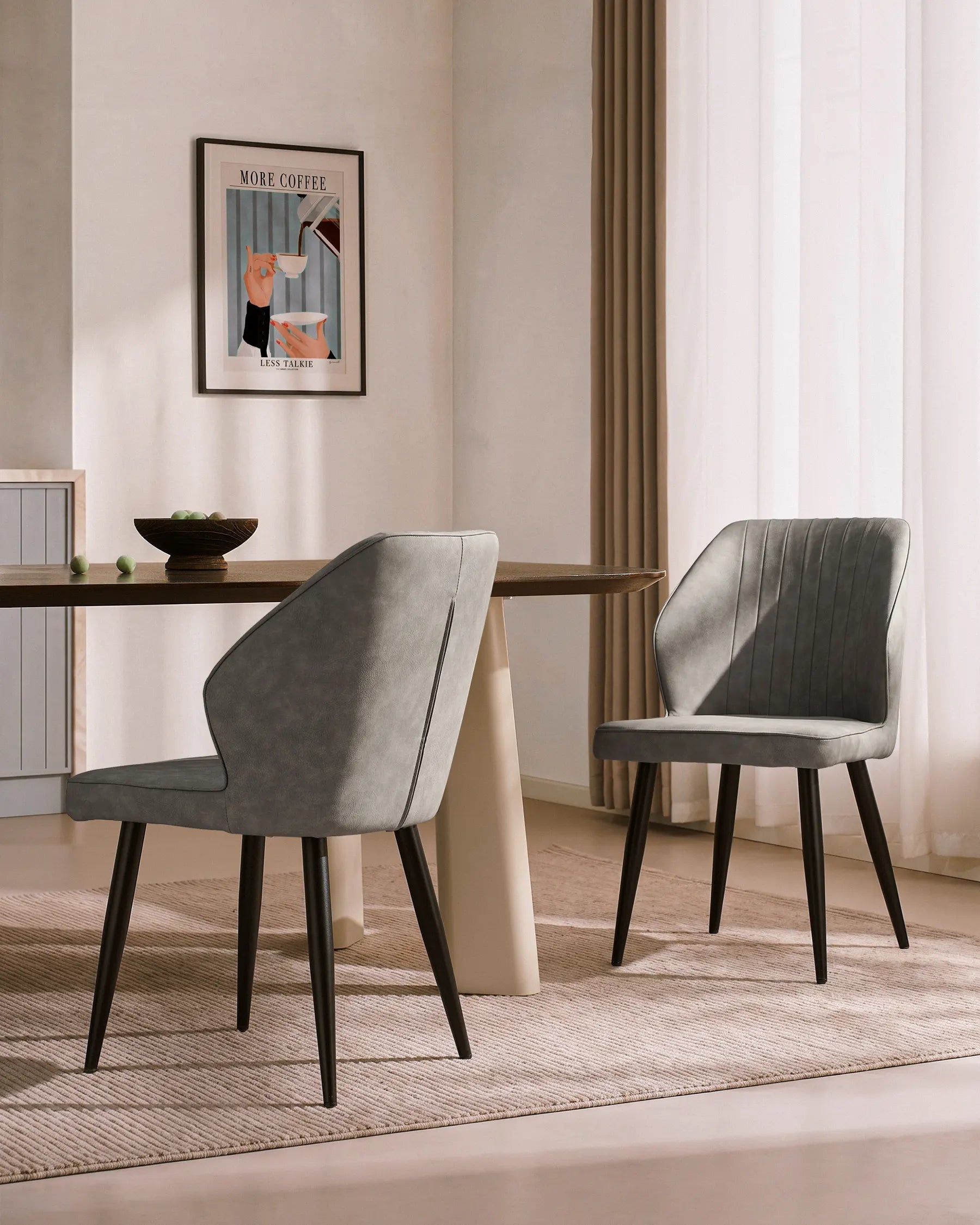 Danforth Faux Leather Dining Chairs [Set of 6]