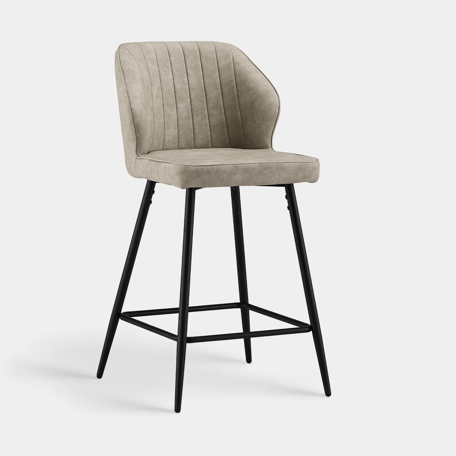 Danforth Faux Leather Bar Stool [65cm] [Set of 2]