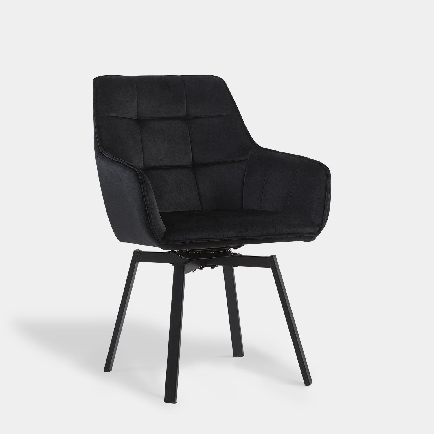 Danyl Velvet Swivel Dining Chair-6