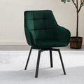 Danyl Velvet Swivel Dining Chair-0