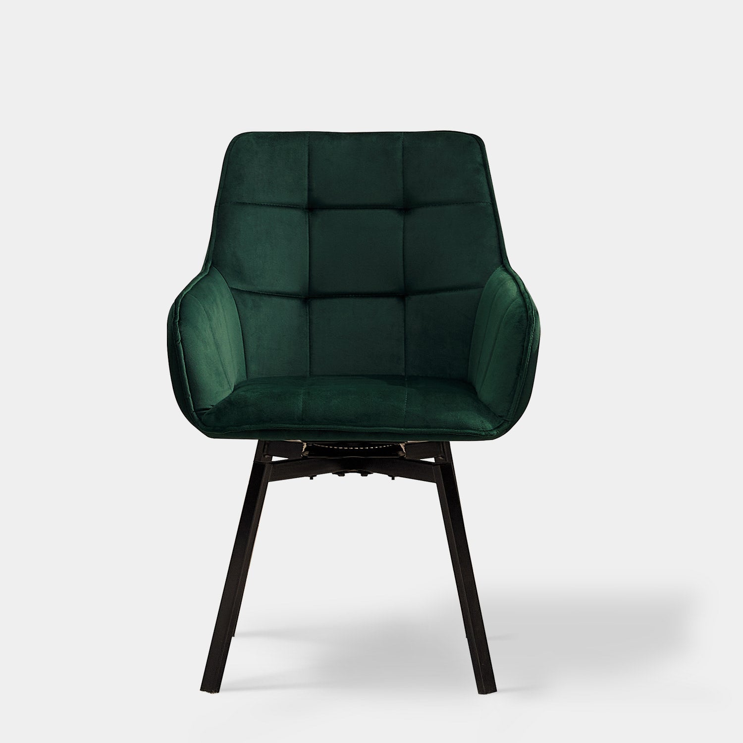 Danyl Velvet Swivel Dining Chair-3