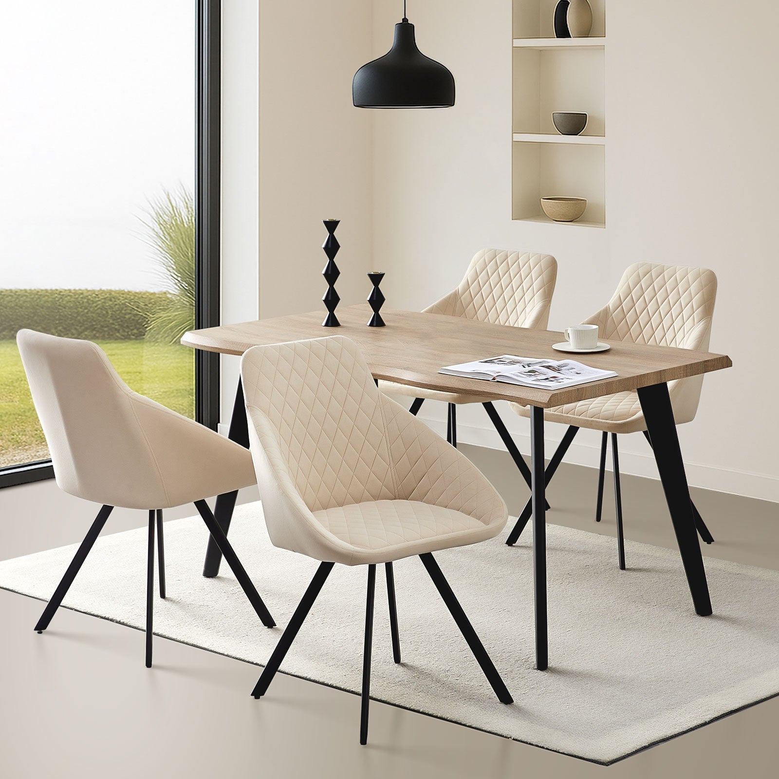 Deluna Velvet Dining Chair-0
