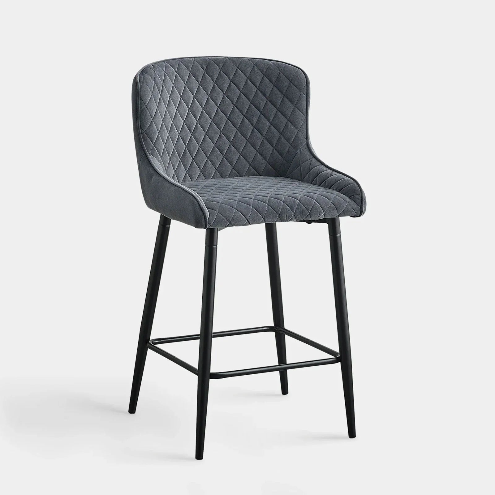 Dundas Velvet Bar Stools [65cm] [Set of 2]-0