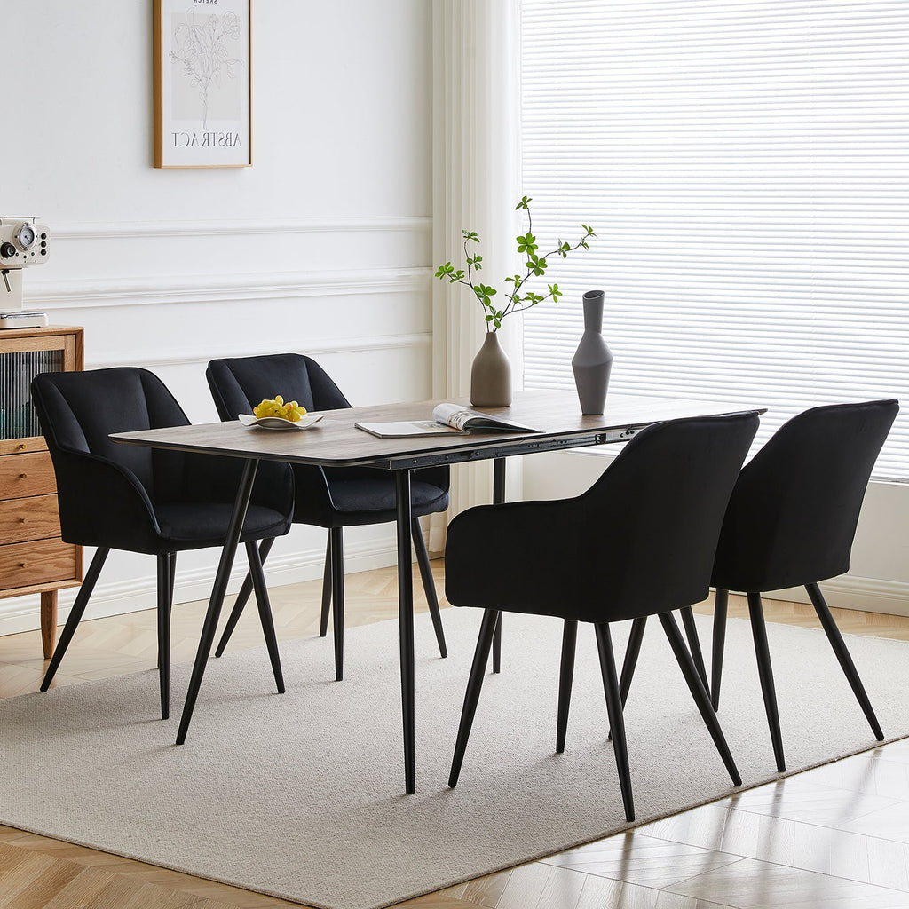 Earven Velvet Dining Chairs [Set of 2]-1