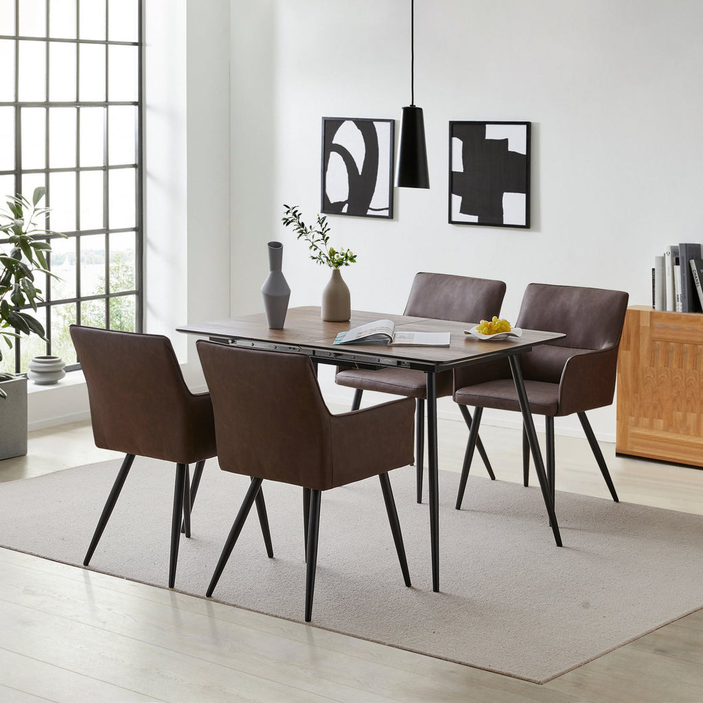 Ebern Dining Chairs [Faux Leather] [Set of 2]-1