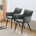 Ebern Velvet Dining Chairs [Set of 2]-0