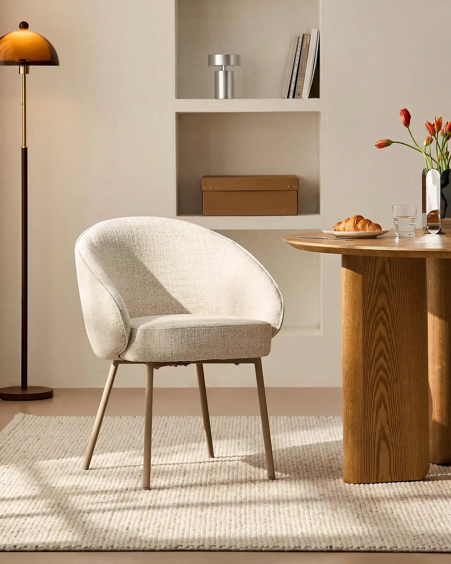 Elowen Beige Dining Chair [Pre-Order]-1