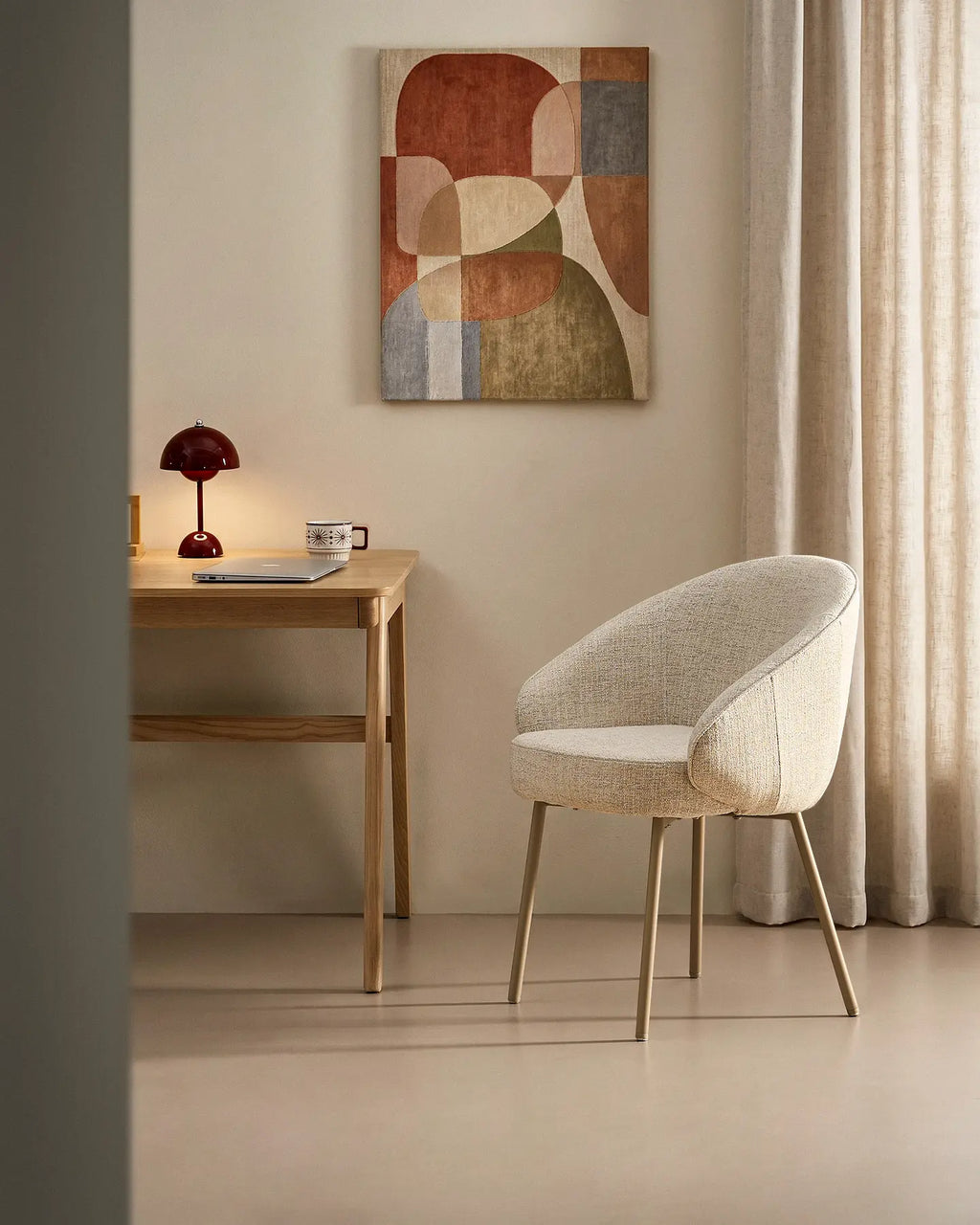 Elowen Beige Dining Chair [Pre-Order]-3