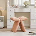 Faye Warm Blush Vanity Stool-0
