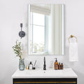 Fiora Led Light Streamline Frameless Bathroom Mirror-5