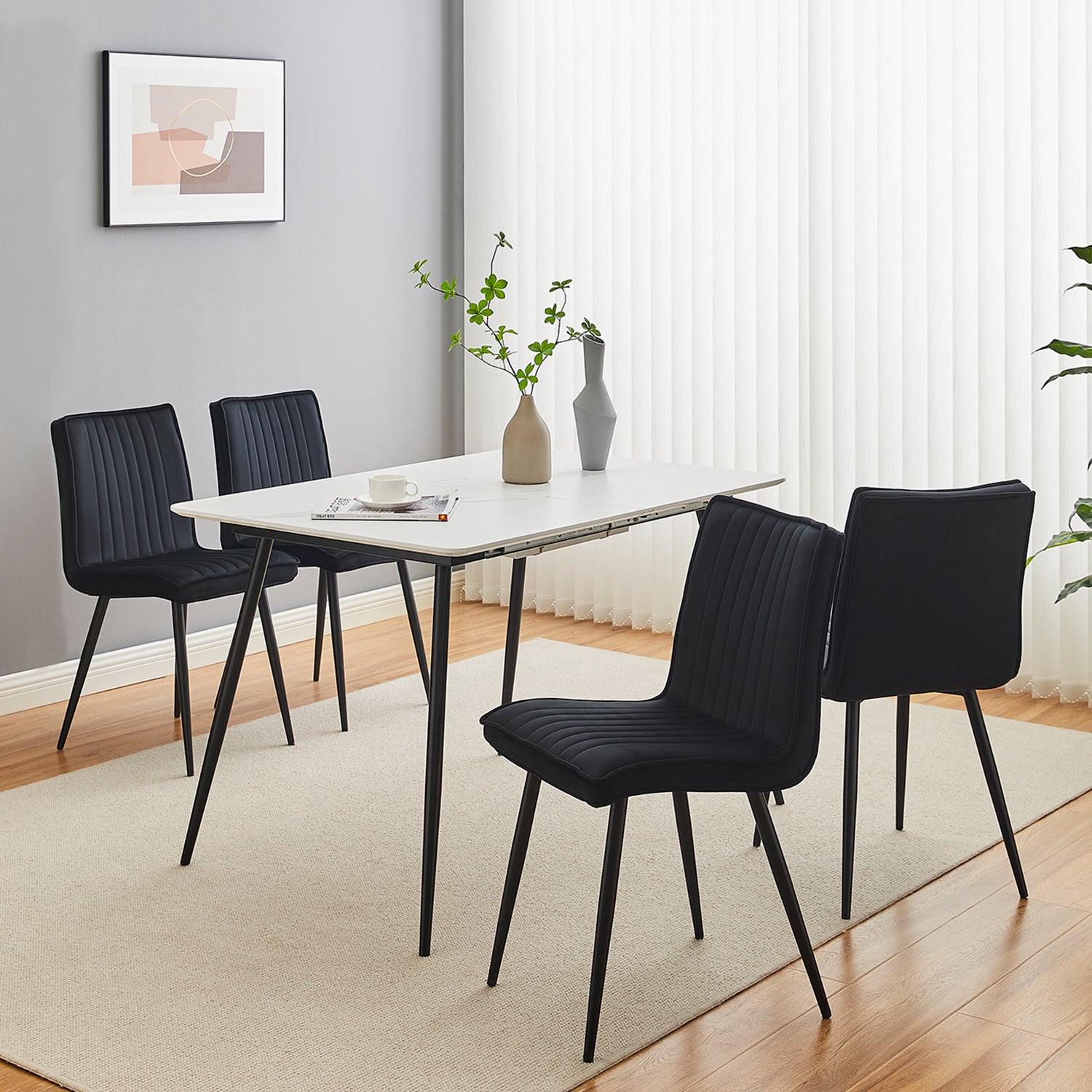 Havva Velvet Dining Chairs-1