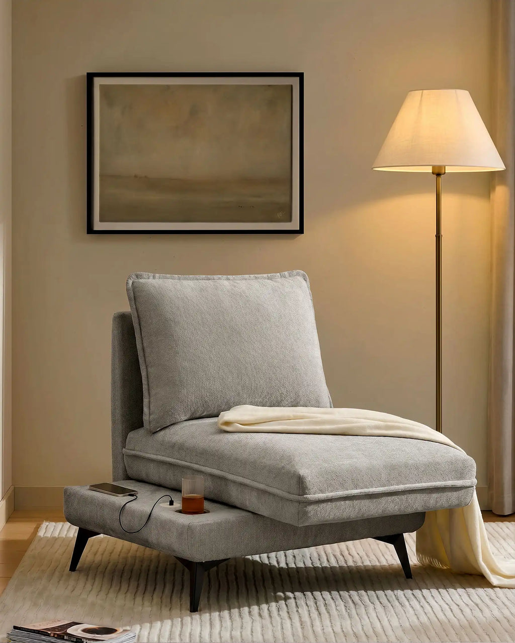 Hudson Grey Modular Sofa-1
