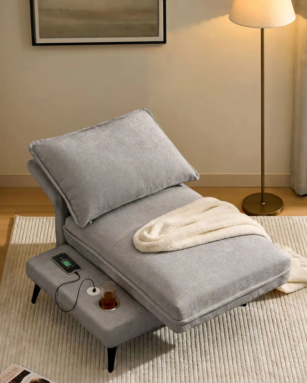 Hudson Grey Modular Sofa-2