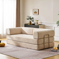 Hugo Cream Convertible Sofa Bed-0