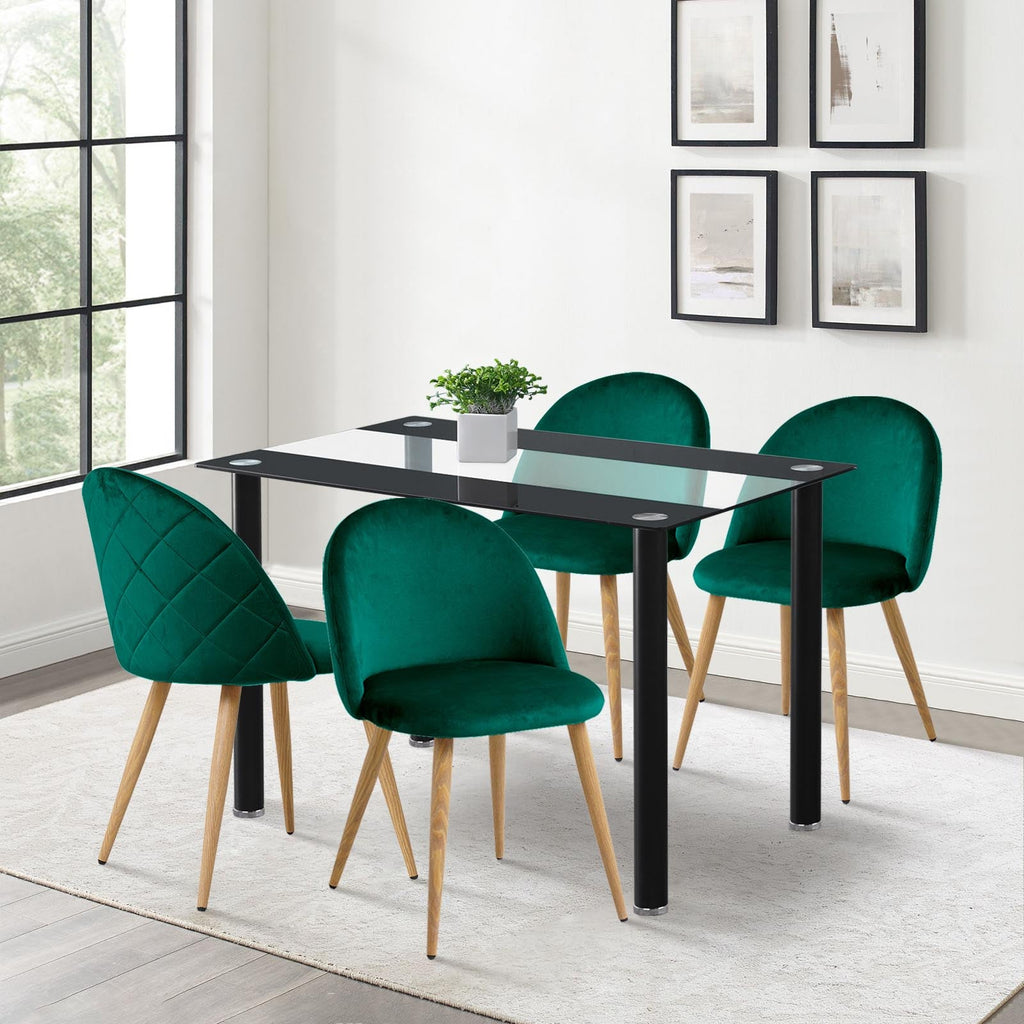 Shiloh Velvet Dining Chairs [Set of 2]-1