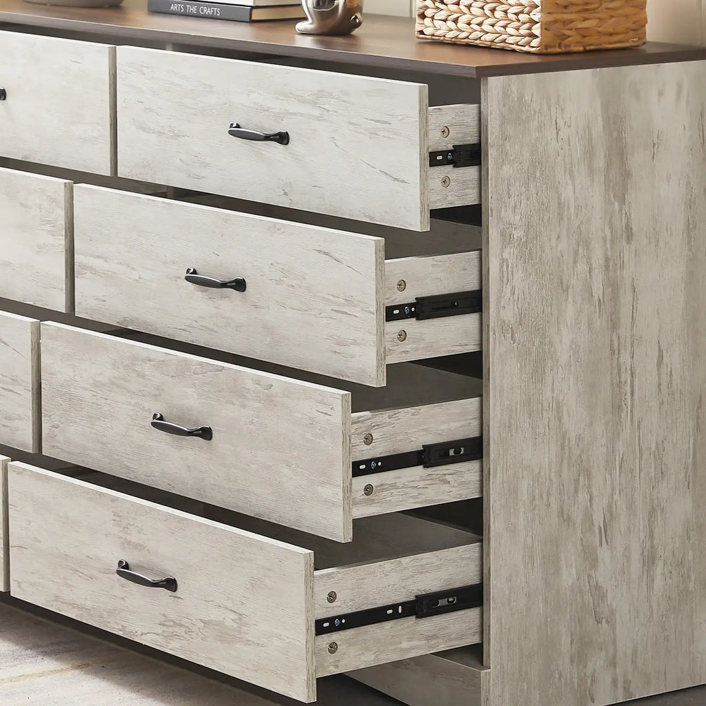 Kamai Whitewashed Chest of Drawers-3
