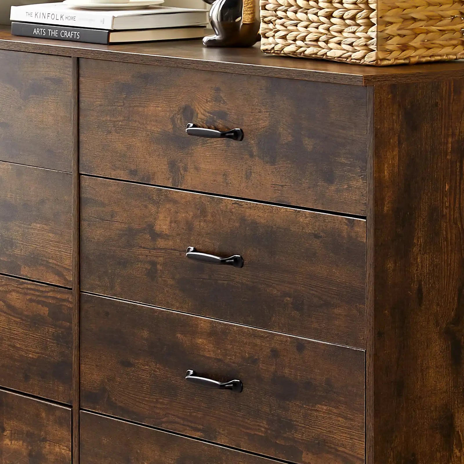 Kamai Rust Brown Chest of Drawers-2