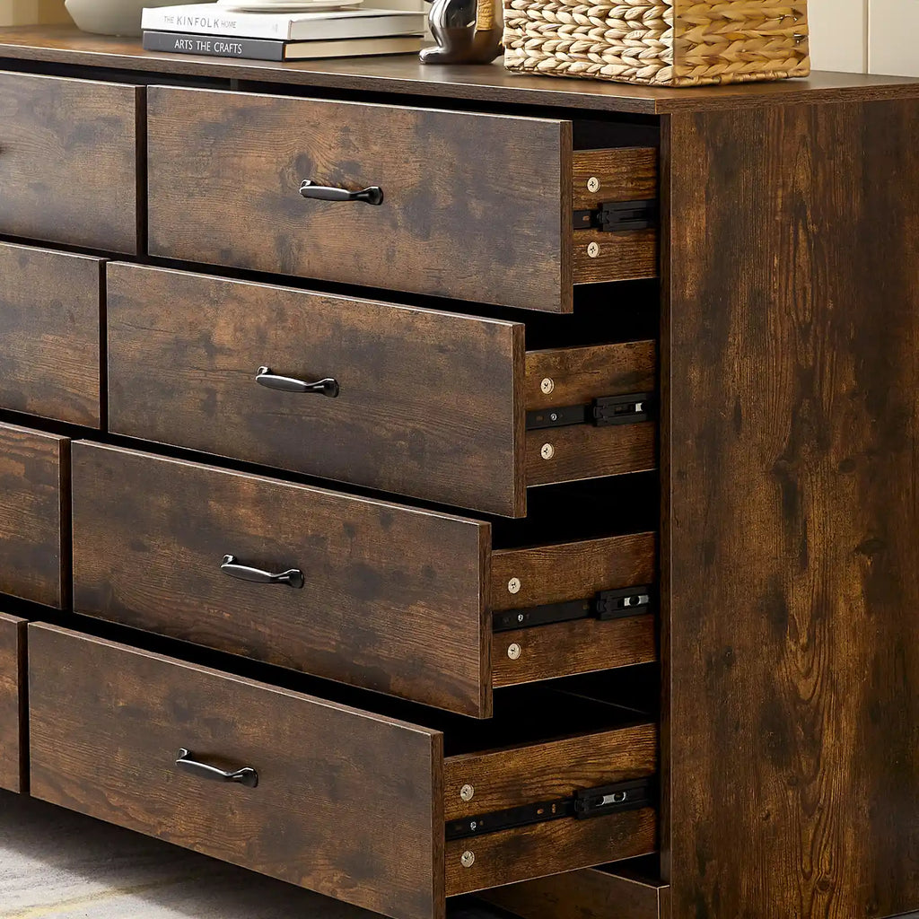 Kamai Rust Brown Chest of Drawers-3