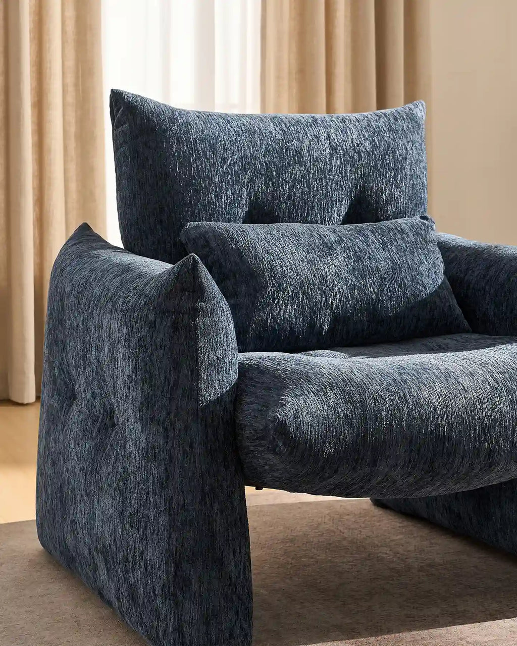 Kumo Navy Blue Accent Chair [Pre-Order]-4